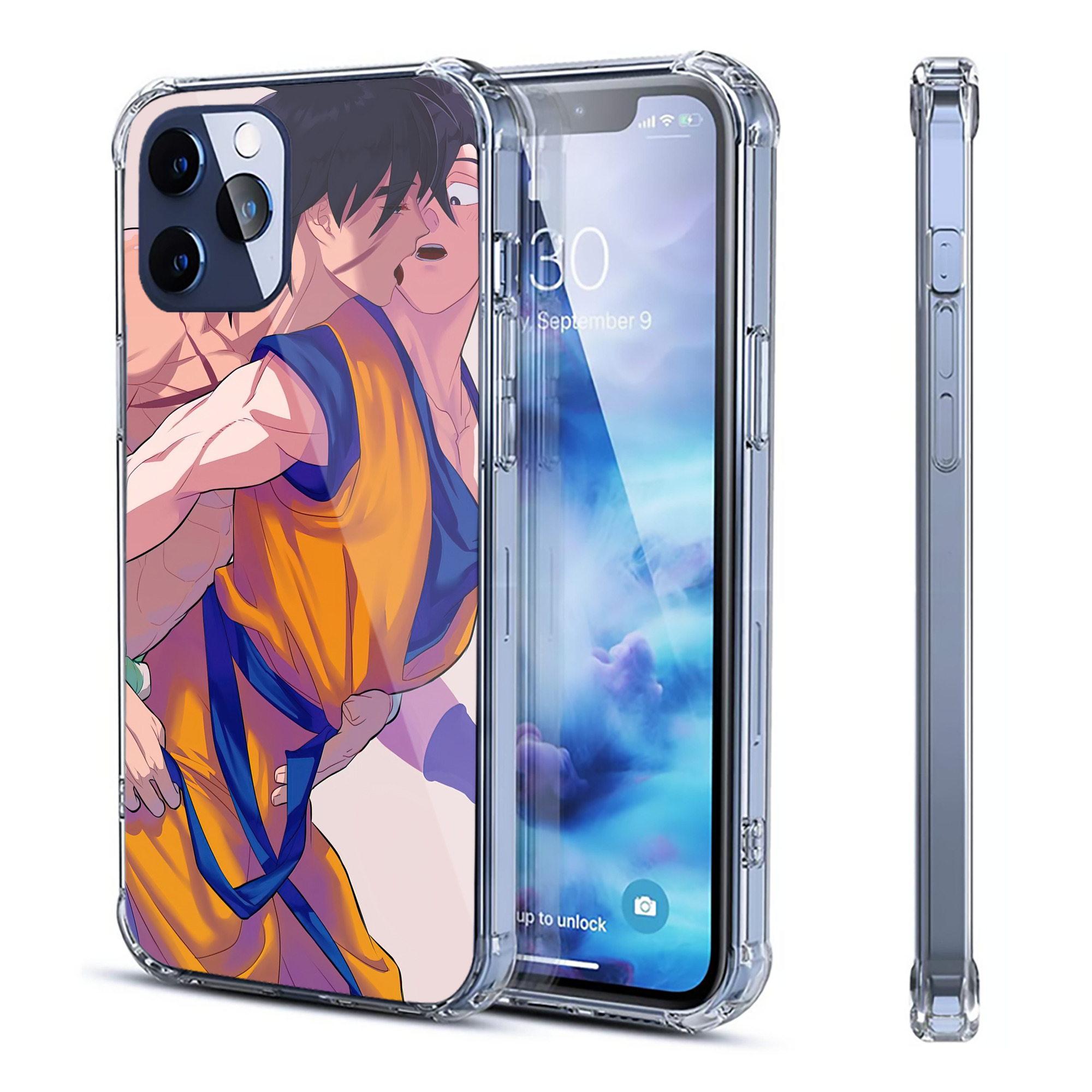（画像用） ドラゴンボール DRAGON BALL 【iPhone 12シリーズ対応】透明スマホケース（クリアソフトケース）